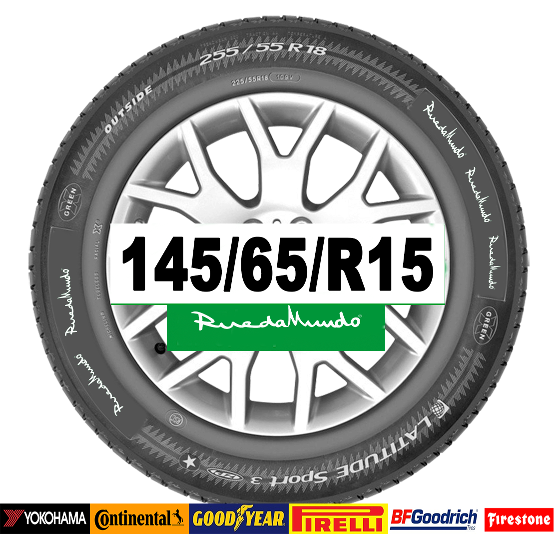 neumático seminuevo 145-65-r15