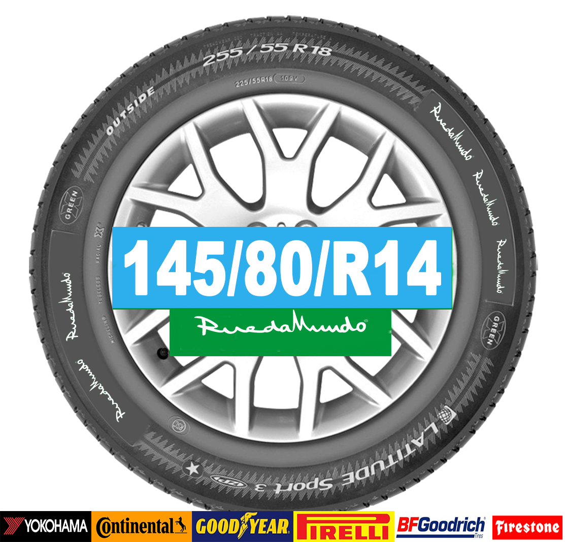 Neumático seminuevo 145/80/R14 – OFERTA