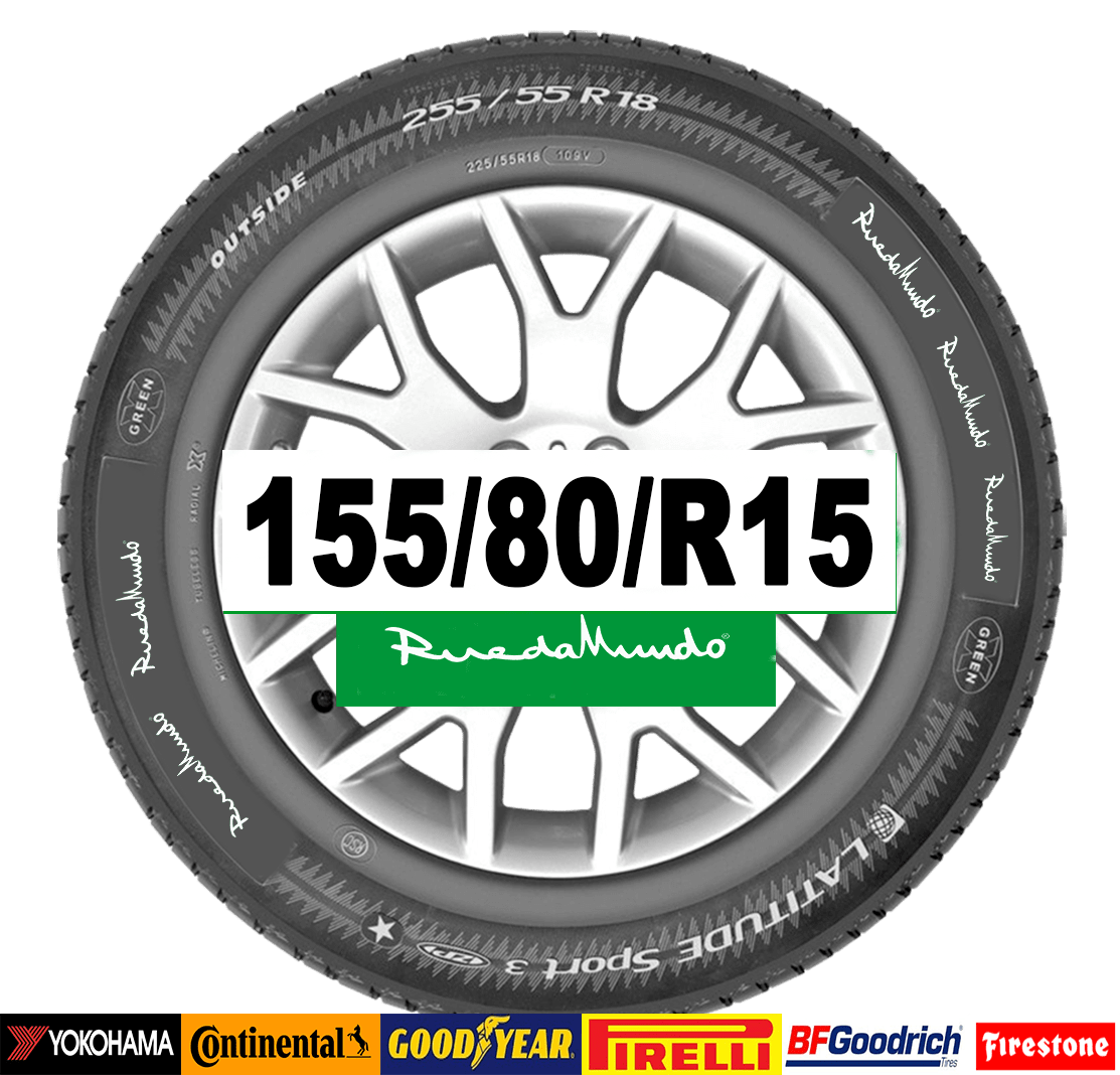 Neumático seminuevo 155/80/R15 – OFERTA