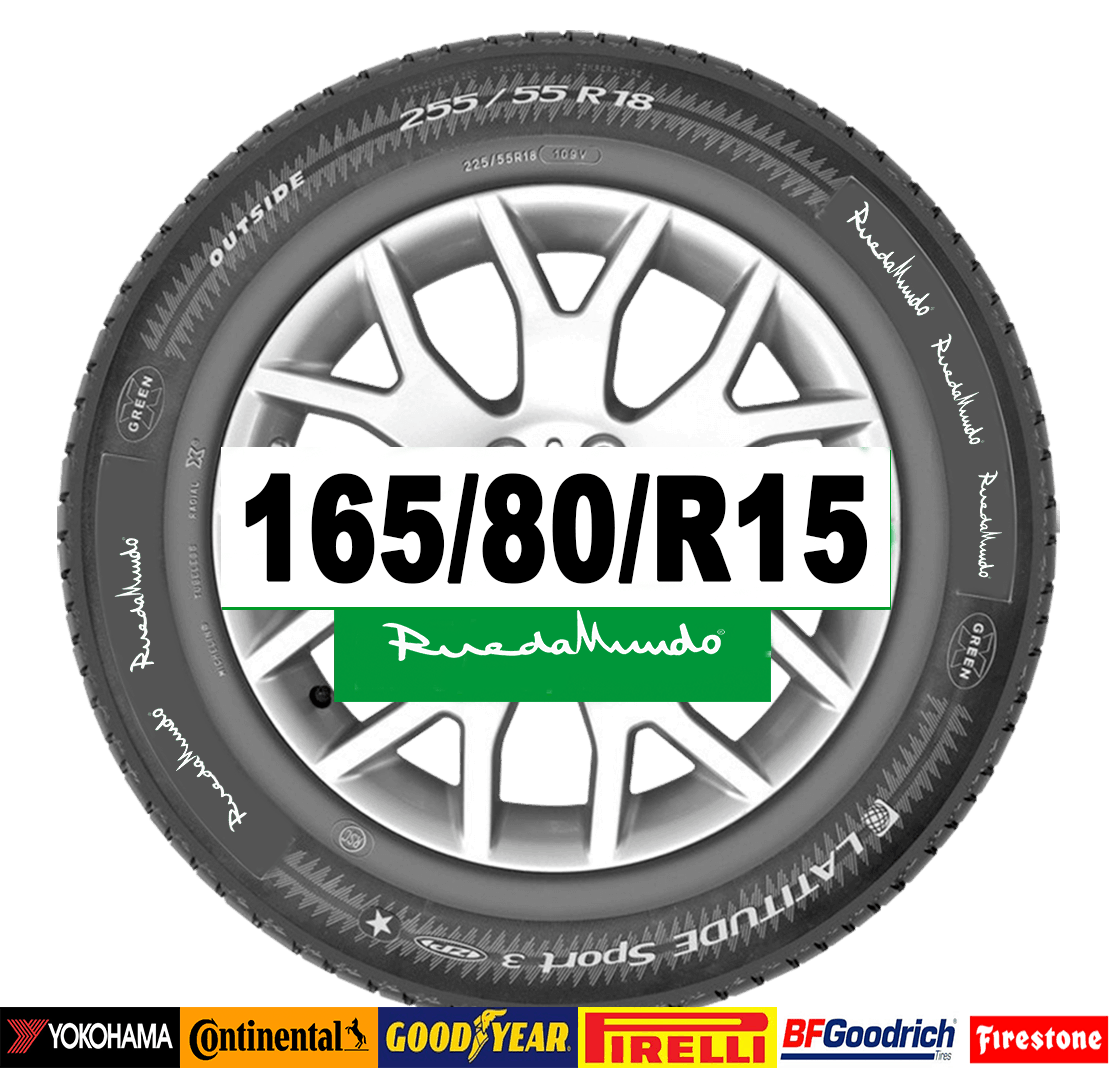 Neumático seminuevo 165/80/R15 – OFERTA