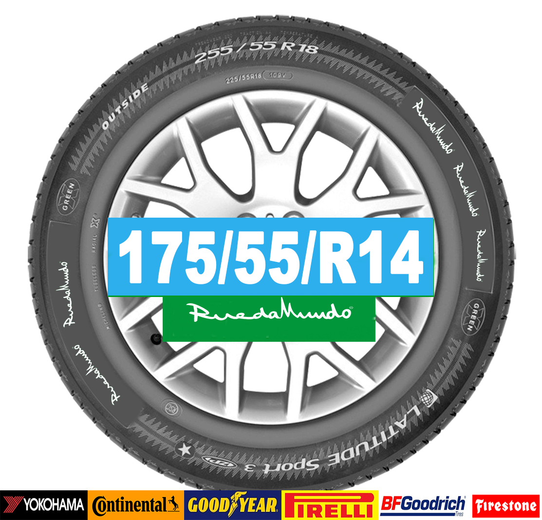 Neumático seminuevo 175/55/R14 – OFERTA