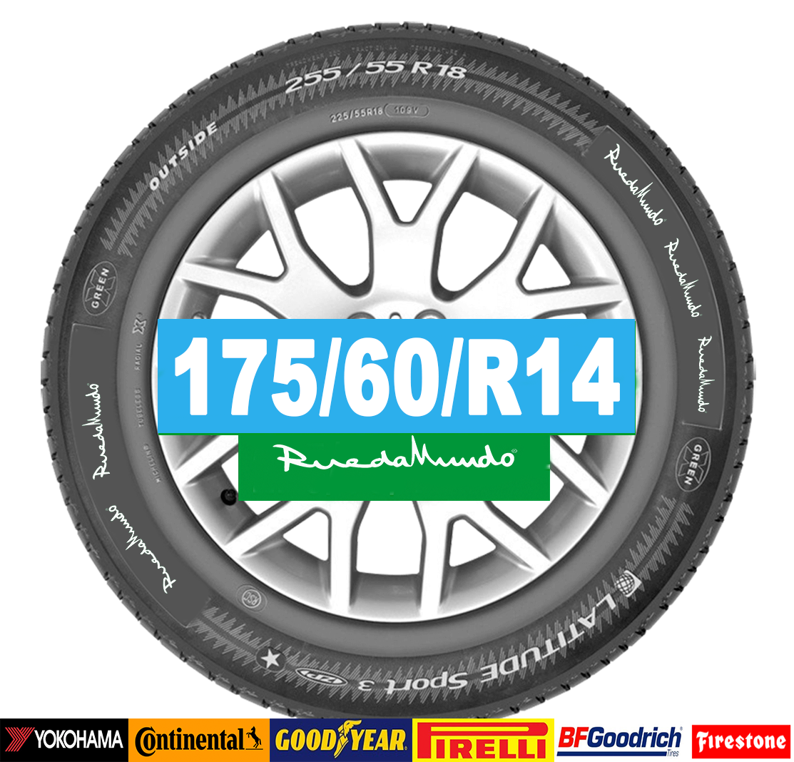 Neumático seminuevo 175/60/R14 – OFERTA