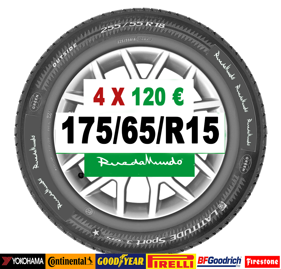 Neumático seminuevo 175/65/R15 – OFERTA