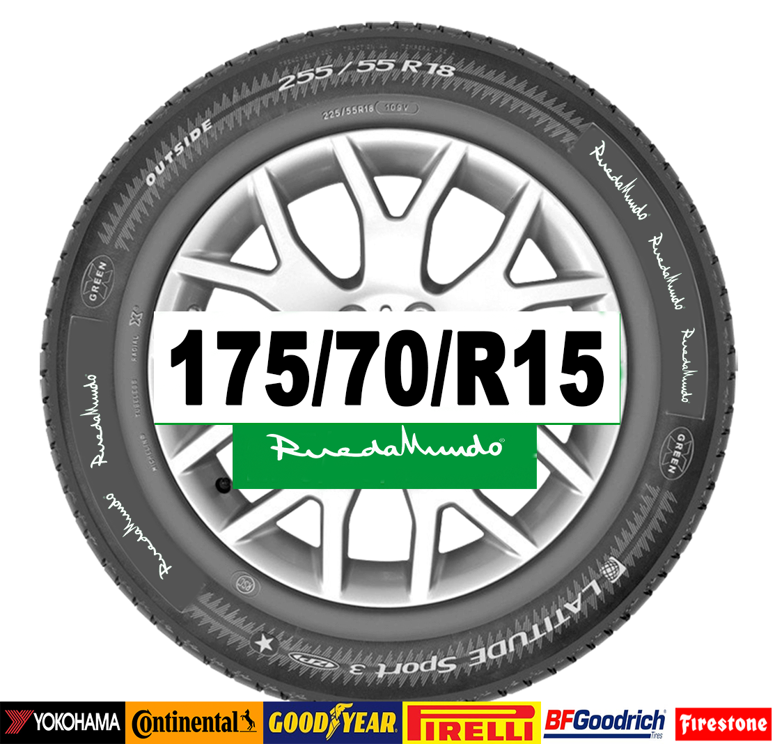 Neumático seminuevo 175/70/R15 – OFERTA