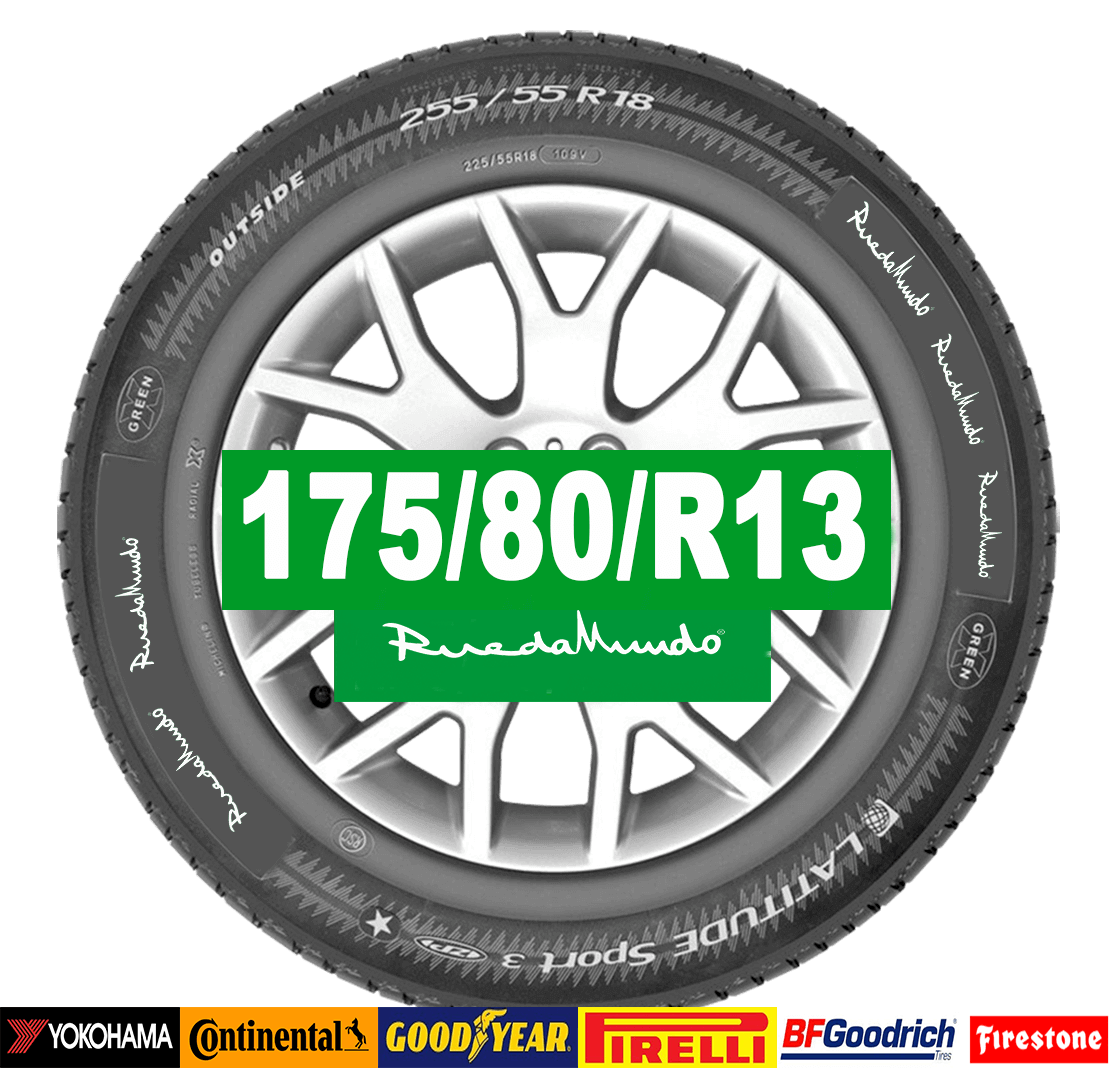 Neumático seminuevo 175/80/R13 – OFERTA