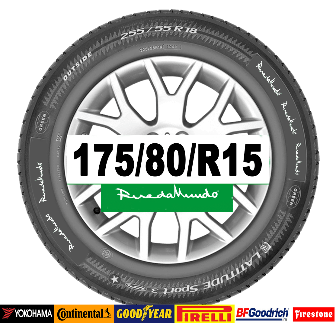 Neumático seminuevo 175/80/R15 – OFERTA