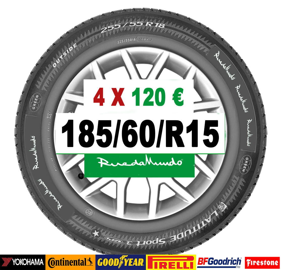 Neumático seminuevo 185/60/R15 – OFERTA