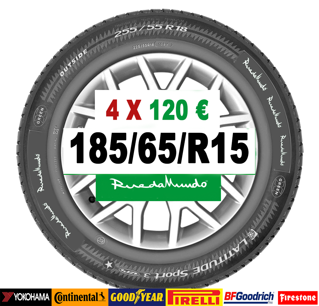 Neumático seminuevo 185/65/R15 – OFERTA