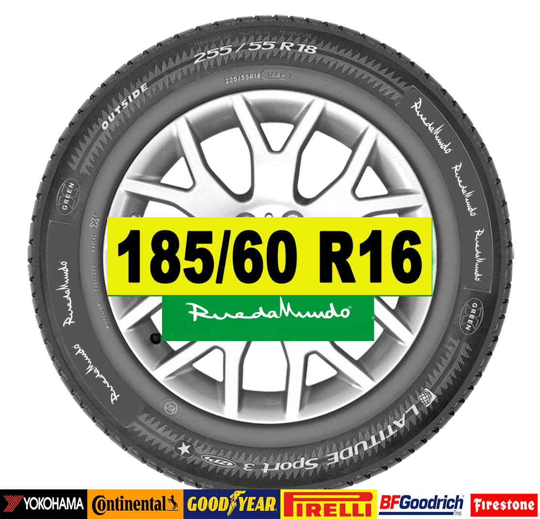 NEUMÁTICO SEMINUEVO 185/60 R16 – SEGUNDA MANO