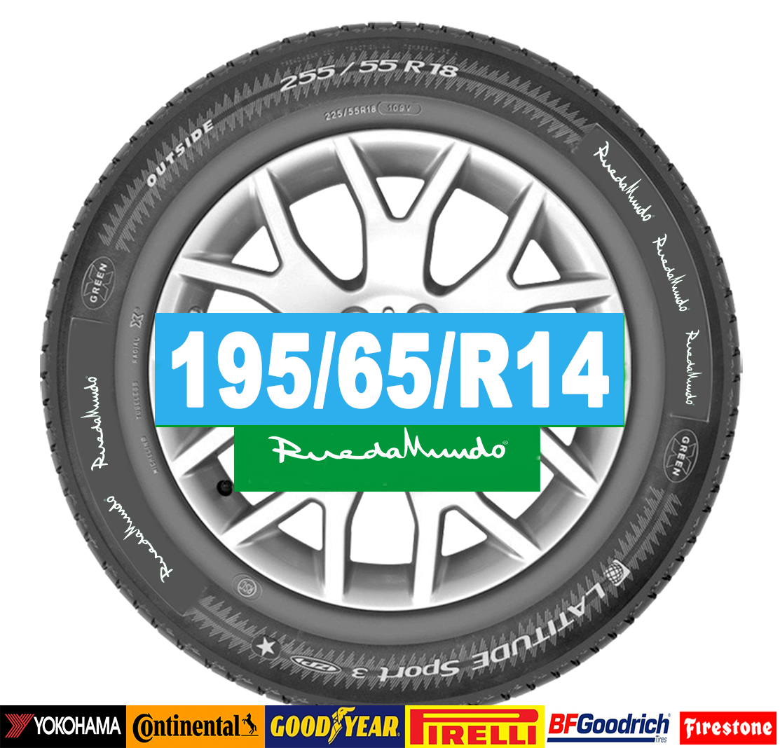 Neumático seminuevo 195/65/R14 – OFERTA