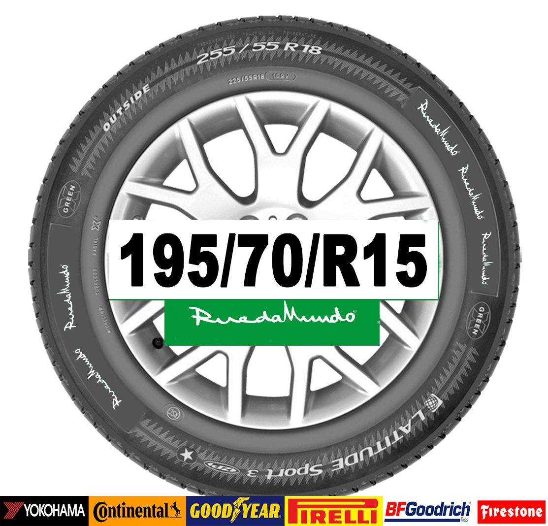 Neumático seminuevo 195/70/R15 – OFERTA