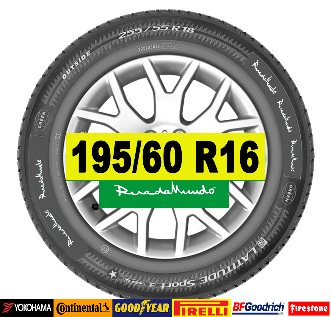 NEUMÁTICO SEMINUEVO 195/60 R16 – SEGUNDA MANO