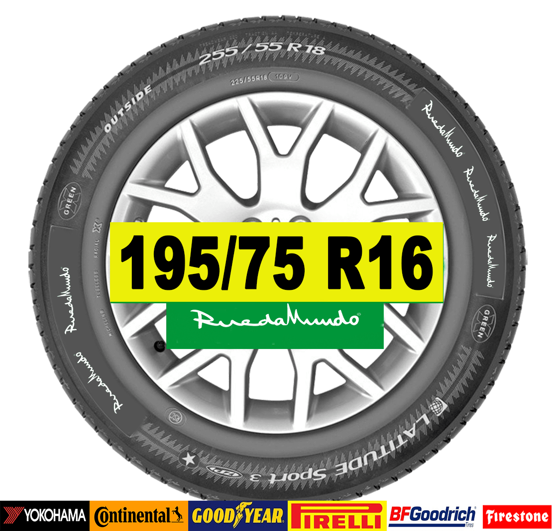 NEUMÁTICO SEMINUEVO 195/75 R16 – SEGUNDA MANO