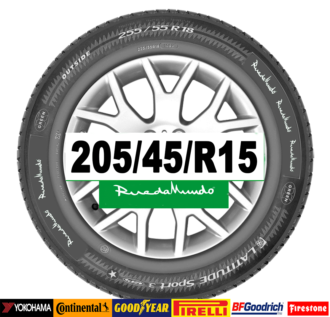 neumáticos de segunda mano a buen precio 205-45-r15