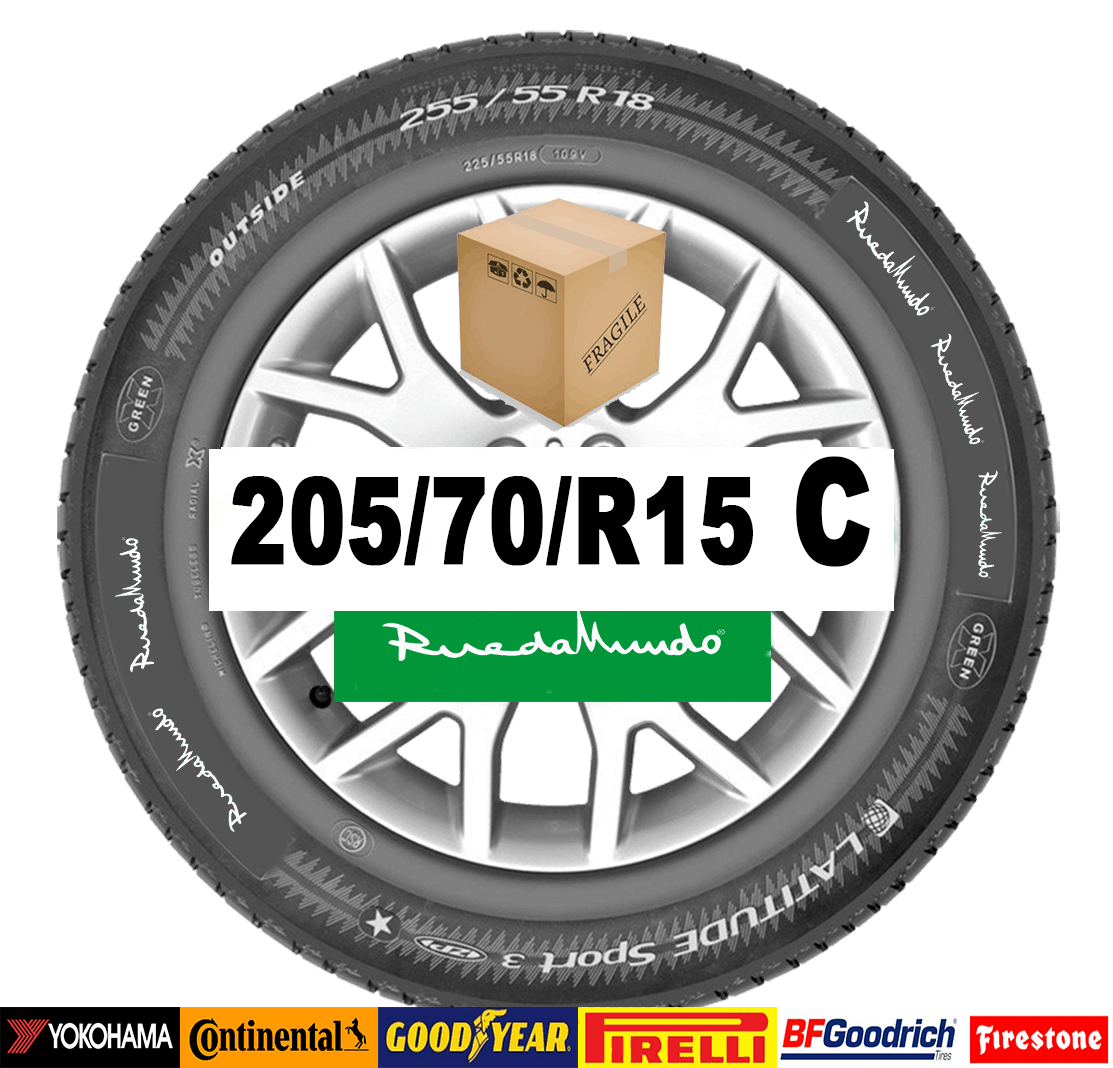 Neumático seminuevo 205/70/R15 C  – OFERTA