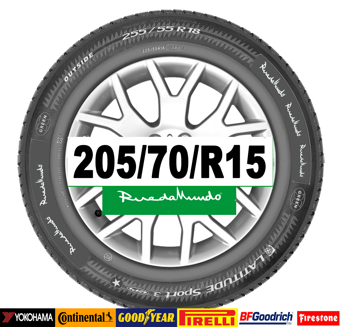 Neumático seminuevo 205/70/R15 – OFERTA