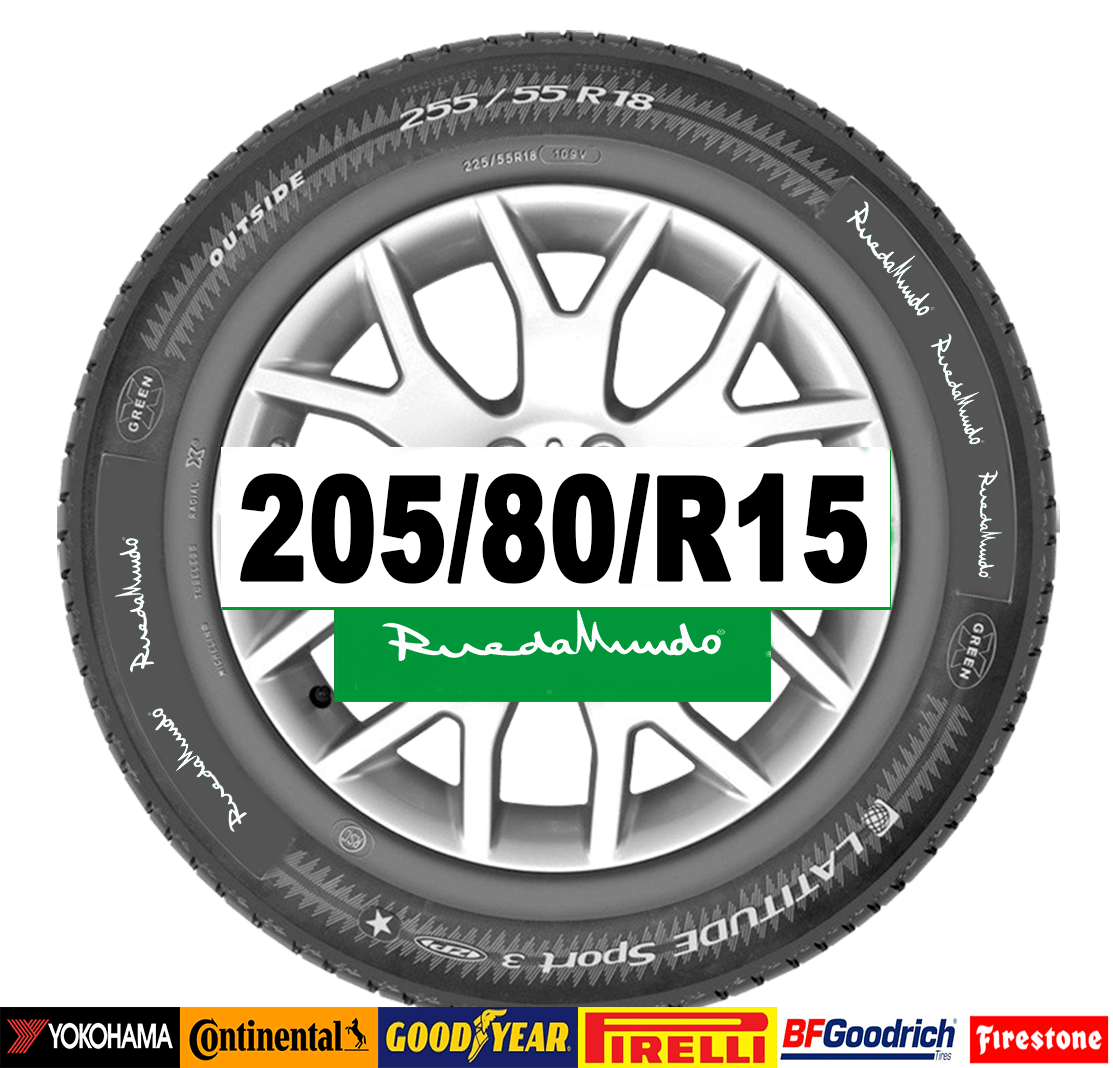 Neumático seminuevo 205/80/R15 – OFERTA