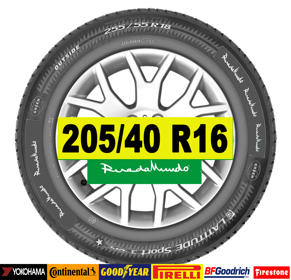 NEUMÁTICO SEMINUEVO 205/40/R16 – SEGUNDA MANO