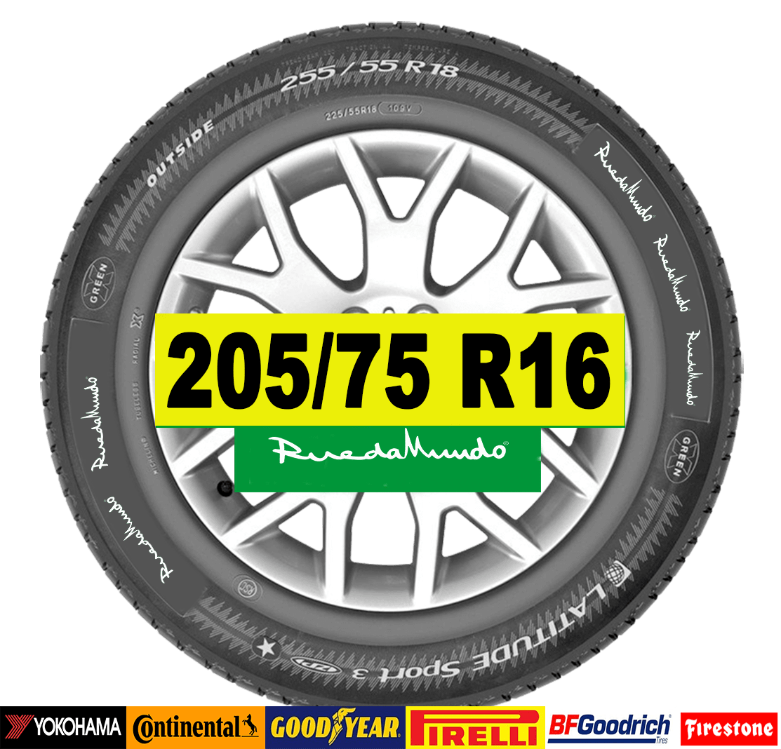 NEUMÁTICO SEMINUEVO 205/75 R16 – SEGUNDA MANO