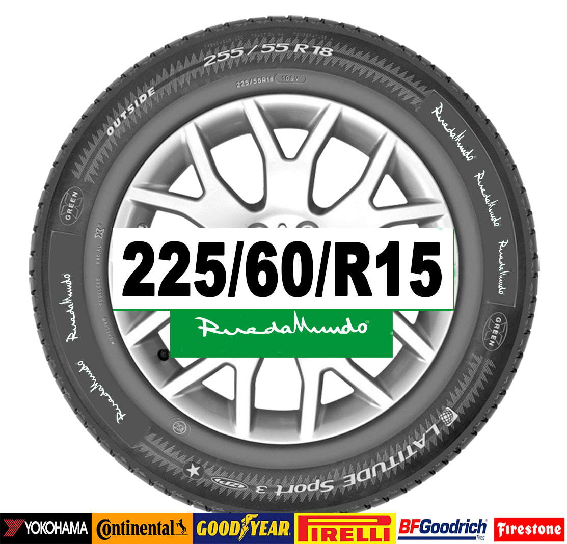 neumáticos seminuevos de calidad 225-60-r15