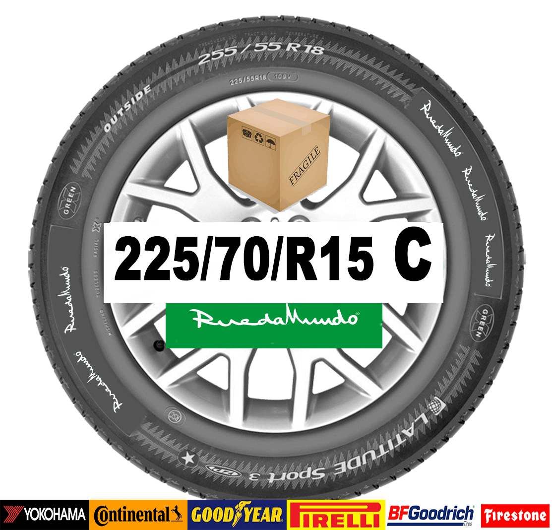 Neumático seminuevo 225/70/R15 C  – OFERTA