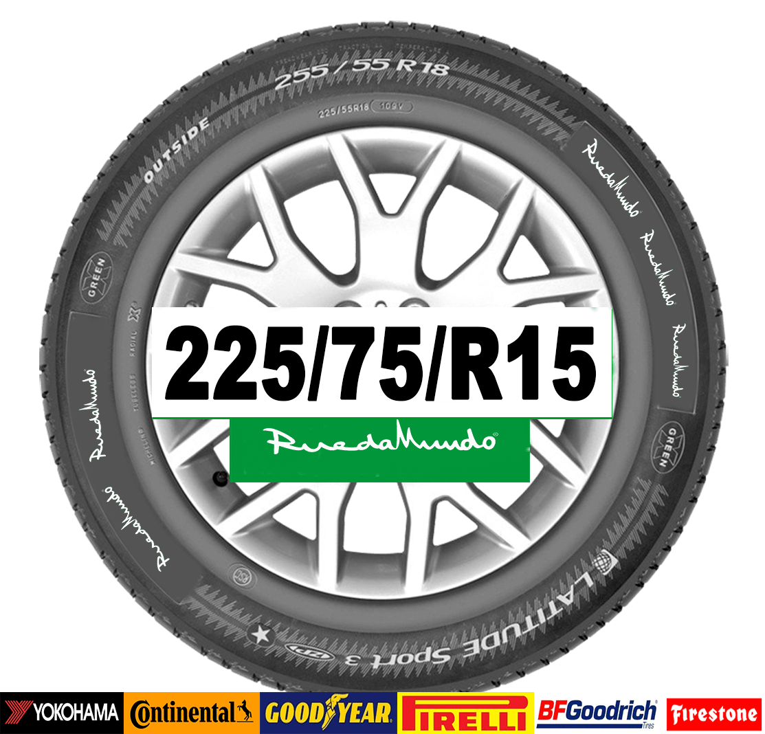 Neumático seminuevo 225/75/R15 – OFERTA