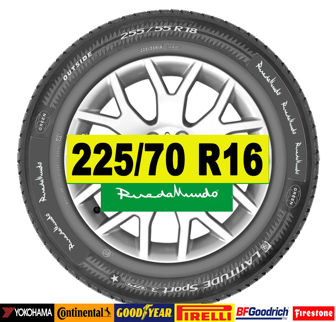 NEUMÁTICO SEMINUEVO 225/70 R16 – SEGUNDA MANO