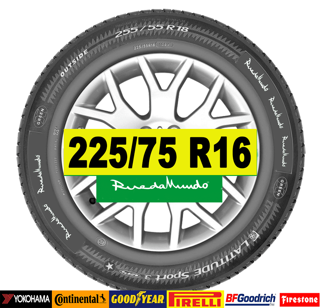 NEUMÁTICO SEMINUEVO 225/75 R16 – SEGUNDA MANO