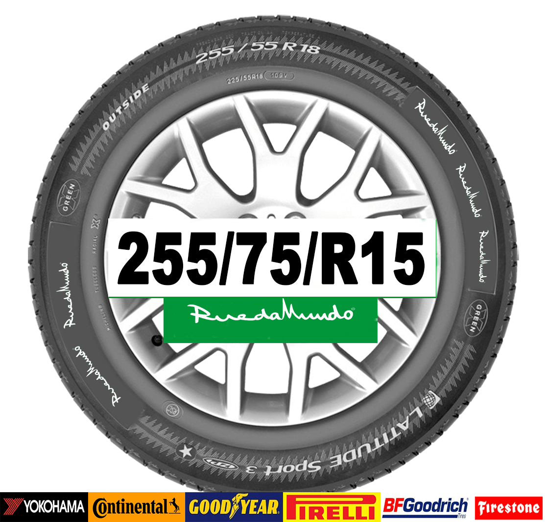 Neumático seminuevo 255/75/R15 – OFERTA