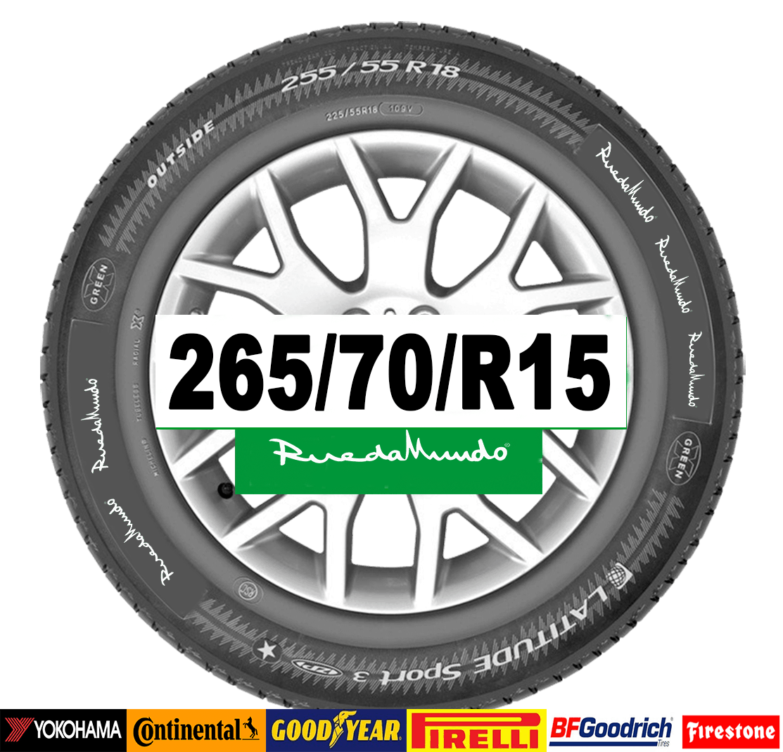 Neumático seminuevo 265/70/R15 – OFERTA