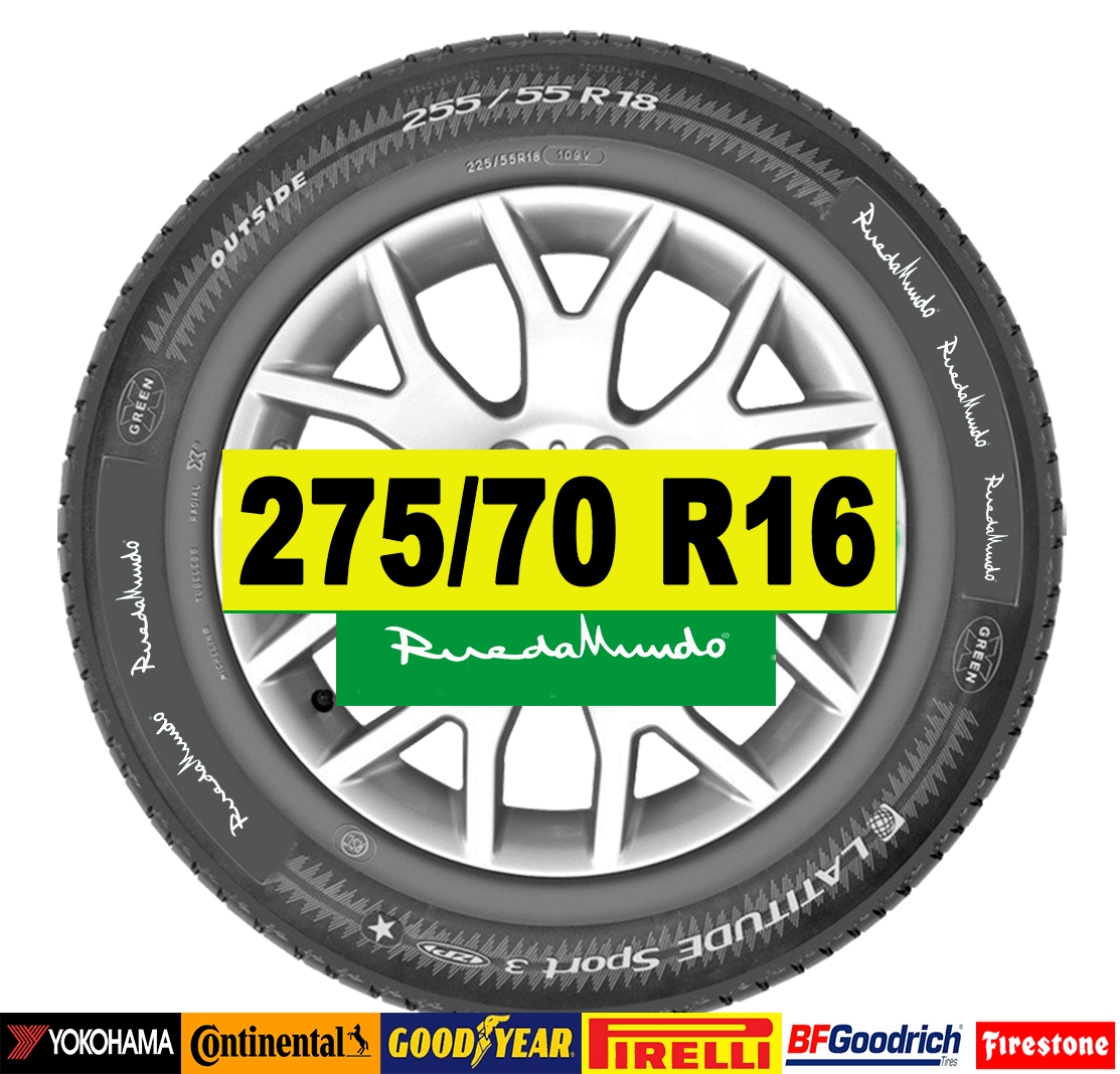 NEUMÁTICO SEMINUEVO 275/70 R16 – SEGUNDA MANO