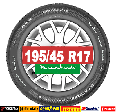 NEUMÁTICOS SEMINUEVOS 195/45 R17 – BARATOS – RUEDAMUNDO