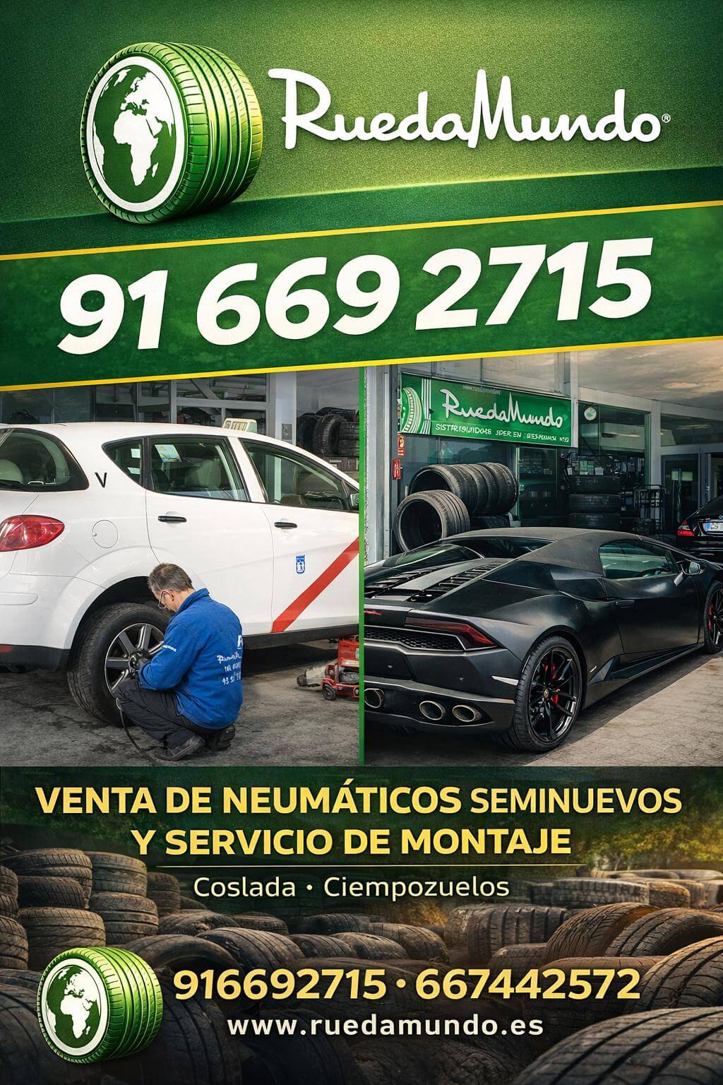 Neumáticos de segunda mano 275/40R20 / 275/40R20 -Neumáticos baratos – TLF 91 6692715 Neumáticos segunda mano . precios sin competencia económicos y baratos llámenos y pregunte cualquier media de neumáticos de segunda mano , ruedas usadas en madrid. 165-175-185- 195-205-215-225-235- 245-255-265-275-285-295-305-315-325-perfil en 25-30-35-40-45-50-55-60-65-70-75-80 vendo neumáticos usados madrid en 13-14-15-16-17-18-19-20-21-22-todaslasmedias de gomas pregunte la suya!oferta en ruedas madrid, vendo neumaticos baratos madrid, y exportacion ref 9112